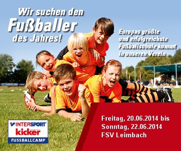 *** Intersport-Fussballcamp beim FSV Leimbach ***