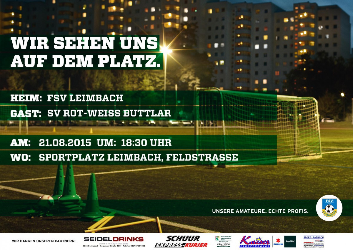 *** Rot-Weiss Buttlar am Freitag zu Gast ***