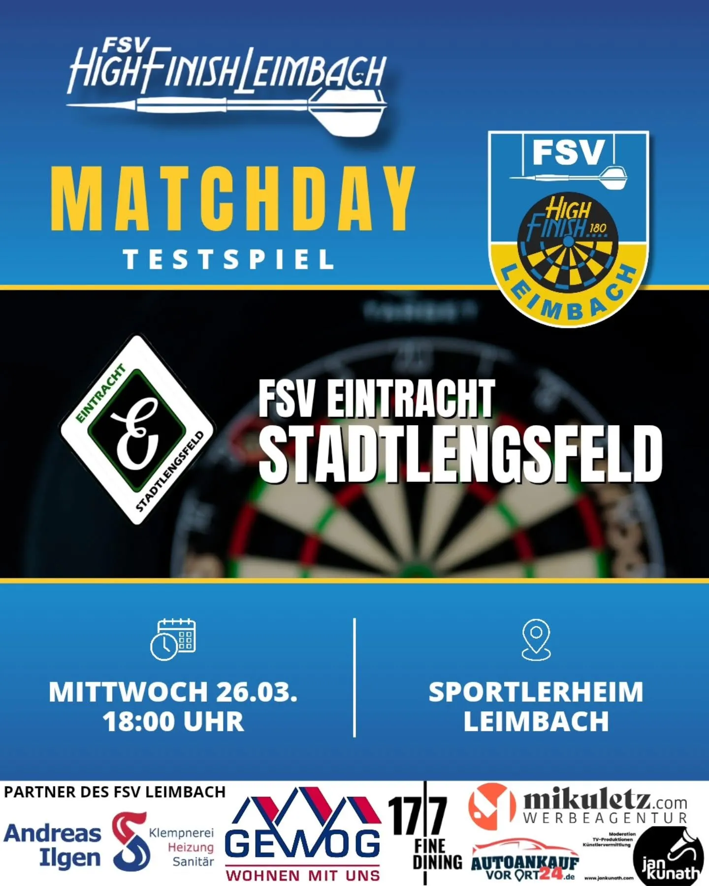 *** Bilder vom allerersten Spiel von Highfinish Leimbach online ***