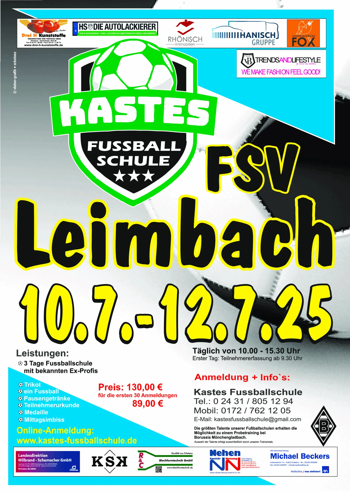 *** Fußballcamp beim FSV Leimbach ***