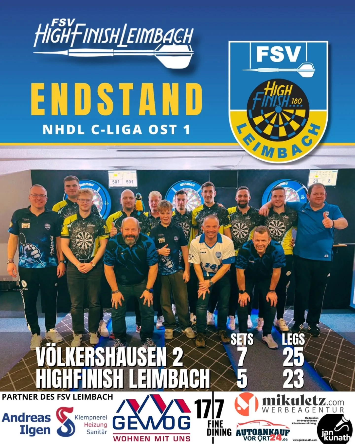 *** Erneut knappe Niederlage im letzten Hinrundenspiel ***