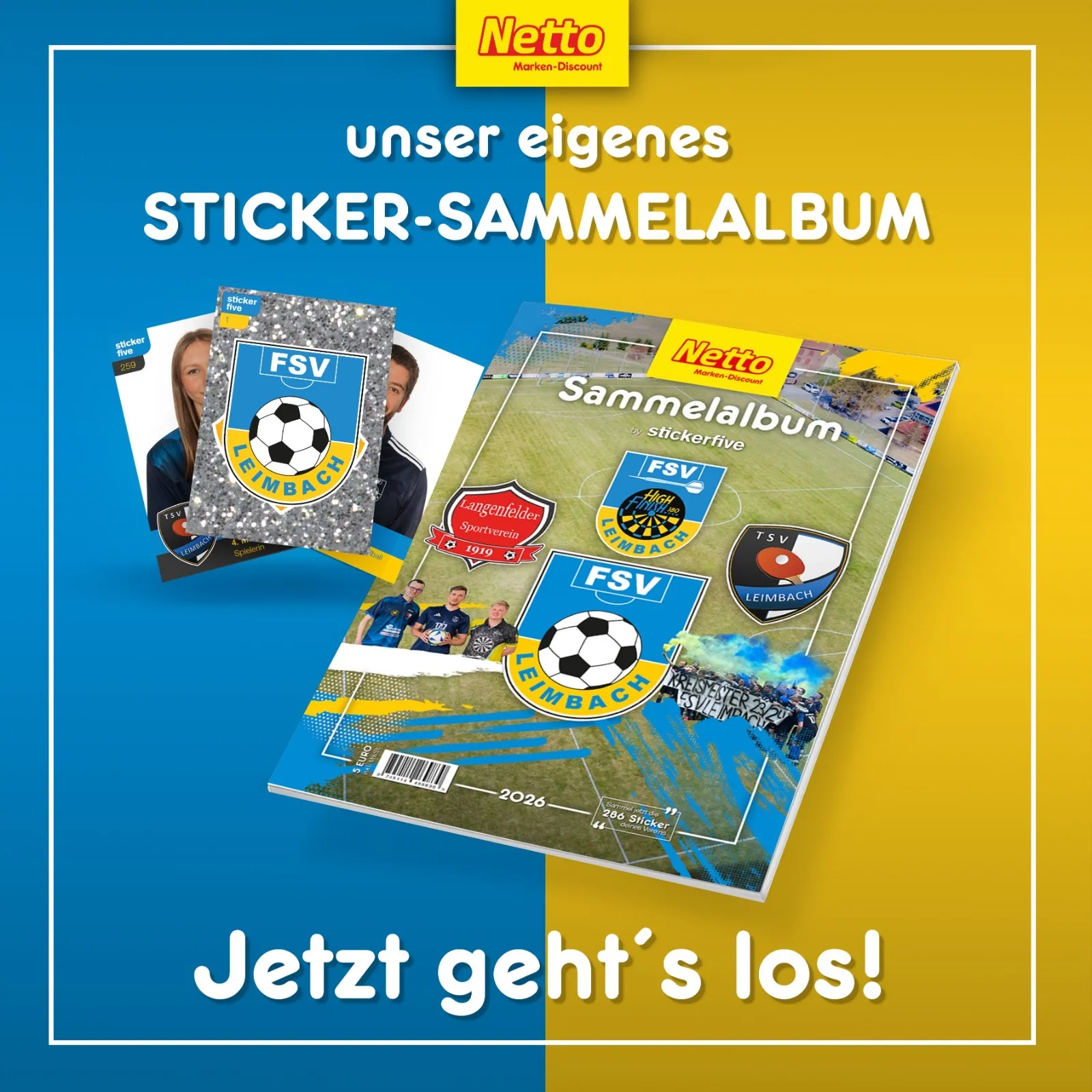 *** Das Stickeralbum des FSV Leimbach ab Sonntag erhältlich ***