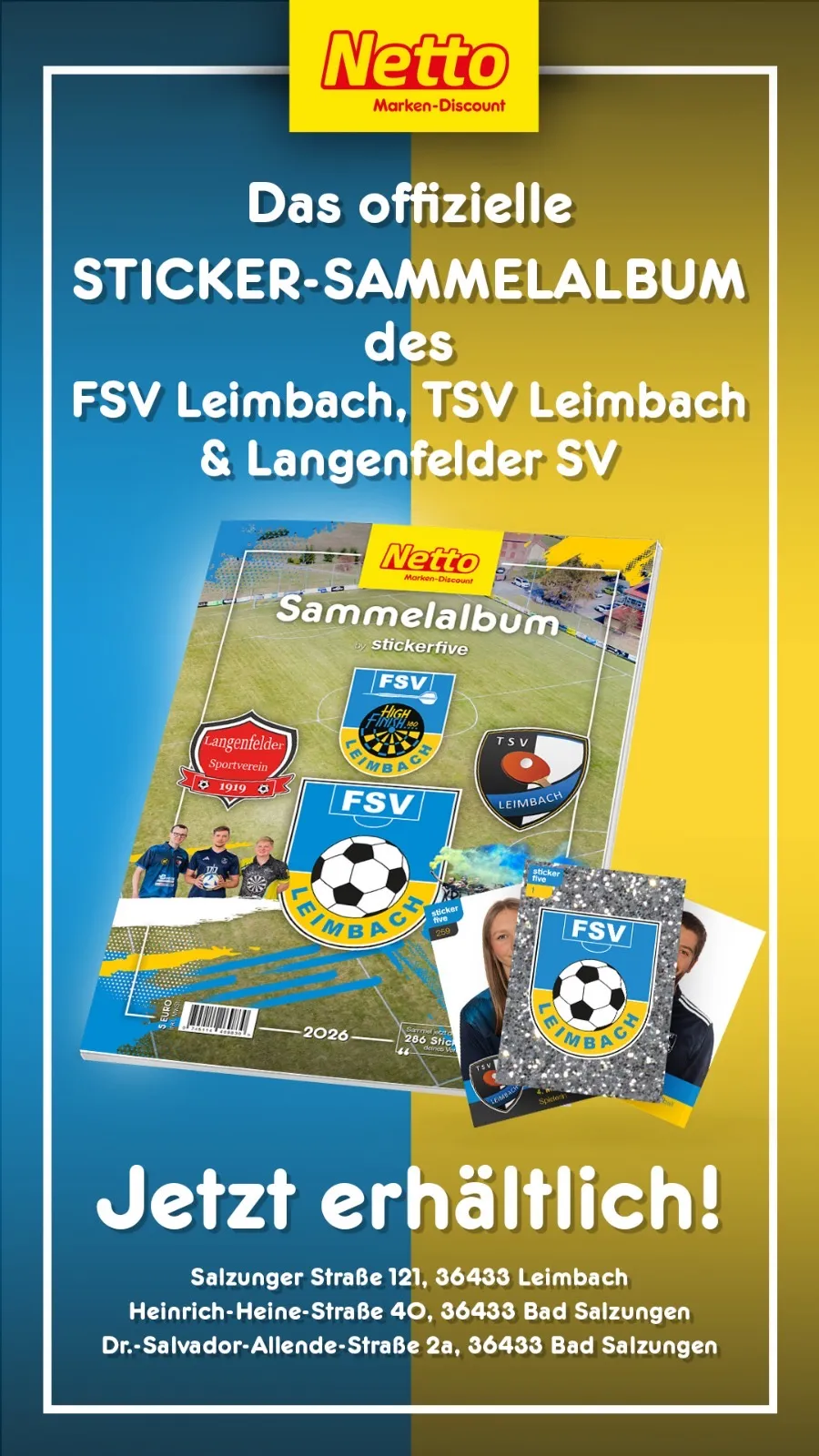 *** Ab heute in allen Netto-Filialen in Bad Salzungen & Leimbach erhältlich ***
