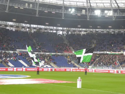 * FSV-Kids waren Einlaufkinder bei  Hannover 96 **