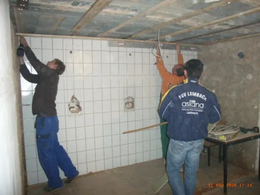 Umbau Sportlerheim Teil I